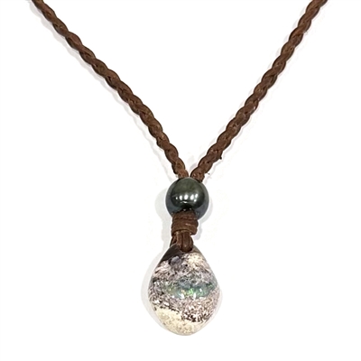 Opal and Tahitian Pearl Saba Necklace by Zak Mignot