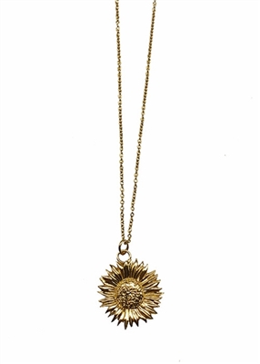 Traveler Sunflower necklace by Janesko