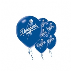 Los Angeles Dodgers Latex Balloons | Party Supplies