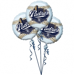 San Diego Padres 3-Pack Balloons | Party Supplies