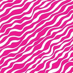 Bright Pink Zebra Gift Wrap | Party Supplies