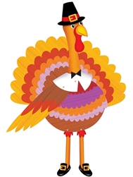 Turkey Jointed Cutout | Party Supplies