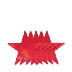 Red 9" Foil Star | Party Supplies
