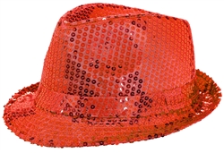 Sequined Fedora - Women's | Party Supplies