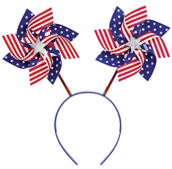 Patriotic Pinwheels Head Bopper | Party Supplies