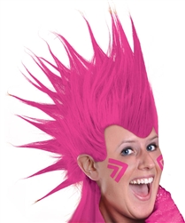 Pink Mohawk Wig | Party Supplies