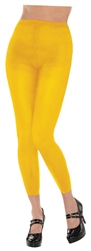 Yellow Footless Tights | Party Supplies