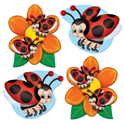 Mini Ladybug Cutouts
