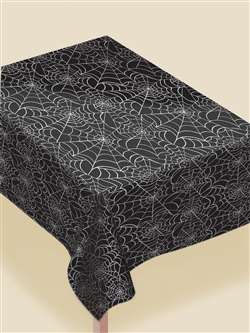 Spider Web Flannel Table Covers | Party Supplies