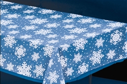 Clear Snowflake Table Cover | Party Supplies