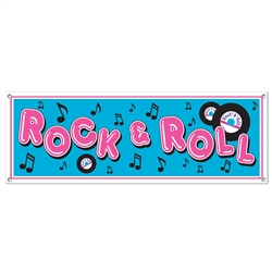 Rock & Roll Sign Banner