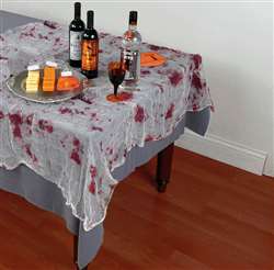 Bloody Gauze Table Cover | Party Supplies