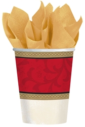 Classic Christmas Tree 9oz Paper Cups | Party Supplies