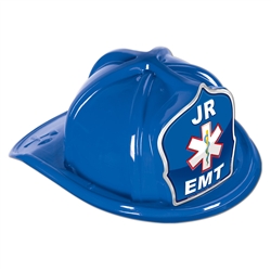 Blue Plastic Jr EMT Hat | Party Supplies