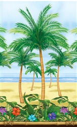 Palm Tree Scene Setters Room Rolls | Luau Party Supplies