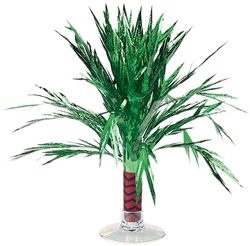 Mini Palm Tree Foil Centerpiece | Party Supplies