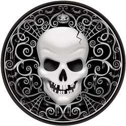 Fright Night Round Plates, 7" | Party Supplies
