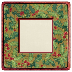 Winter Warmth 7" Square Paper Plates | Party Supplies