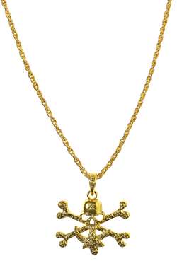 Skull & Crossbone Necklace | Party Supplies
