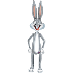 82" Bugs Bunny Airwalker Foil/Mylar Balloon