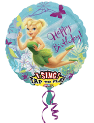 28" Tinker Bell Birthday Sing-A-Tune Balloon