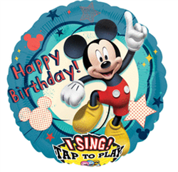 28" Mickey Clubhouse Birthday Sing-A-Tune Balloon