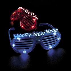 LED New Years Shutter Glasses | Party Supplies