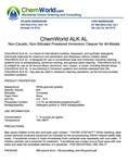 ChemWorld ALK AL Technical Information