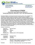 ChemWorld XTREM Technical Information