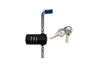 Master Lock 1/4" stainless steel adjustable trailer coupler lock