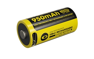 Nitecore NL169R 950mAh USB-C Rechargeable Battery