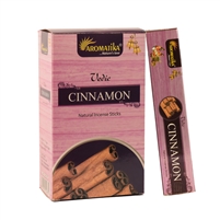 Vedic Cinnamon Natural Incense Sticks (Box of 12 X 15 grams)