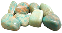 Tumbled Amazonite Stones - 1 Pound