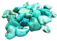 Tumbled Turquoise  Stones - 1 Pound