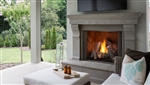 Outdoor Lifestyle Gas Fireplace Courtyard