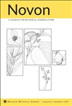 Novon, A Journal for Botanical Nomenclature 27(3)