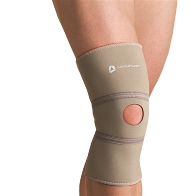 Thermoskin Knee Sleeve with Patella Opening Beige