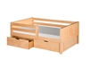 Camaflexi Day Bed with Front Guard Rail with Drawers