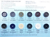 dyed corozo buttons
