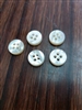 Flat Top and Bottom 3mm Mother of Pearl Buttons