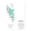Personalized Paper Bookmark Embedded with Flower Seeds Wedding Favor | Nuptial Necessities