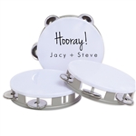 Custom Printed Tambourines for Wedding & Party Noisemaker Favors | Nuptial Necessities