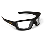 Dewalt Converter DPG83-11D Safety Glasses/Goggles - Clear Anti Fog Lenses- Black Foam Padded Frame