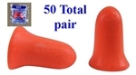 Howard Leight MAX-1 Uncorded Foam Earplug 50 Total Pairs