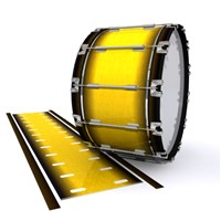 Dynasty 1st Generation Bass Drum Slip - Aureolin Fade (Yellow)