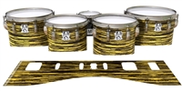 Ludwig Ultimate Series Tenor Drum Slips - Chaos Brush Strokes Yellow and Black (Yellow)