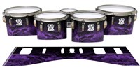 Ludwig Ultimate Series Tenor Drum Slips - Coast GEO Marble Fade (Purple)
