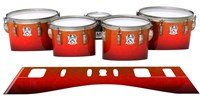 Ludwig Ultimate Series Tenor Drum Slips - Coral Sunset (Orange)