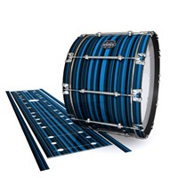 Mapex Quantum Bass Drum Slip - Blue Horizon Stripes (Blue)
