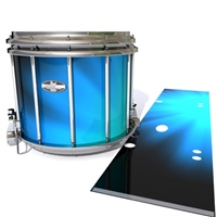 Pearl Championship CarbonCore Snare Drum Slip - Blue Light Rays (Themed)